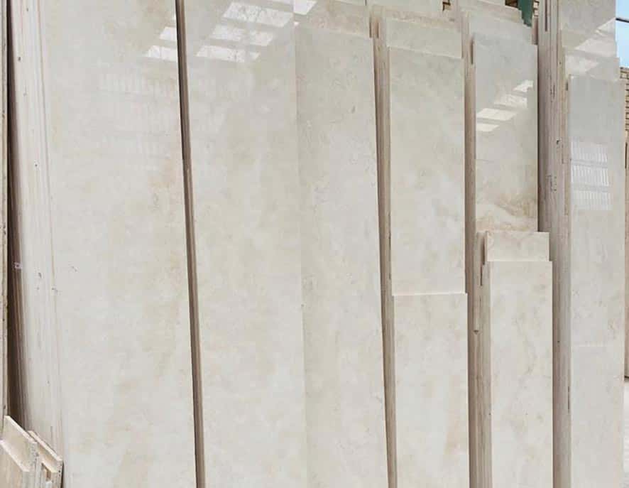 خرید سنگ تراورتن سفید ابیانه + قیمت فروش استثنایی 2