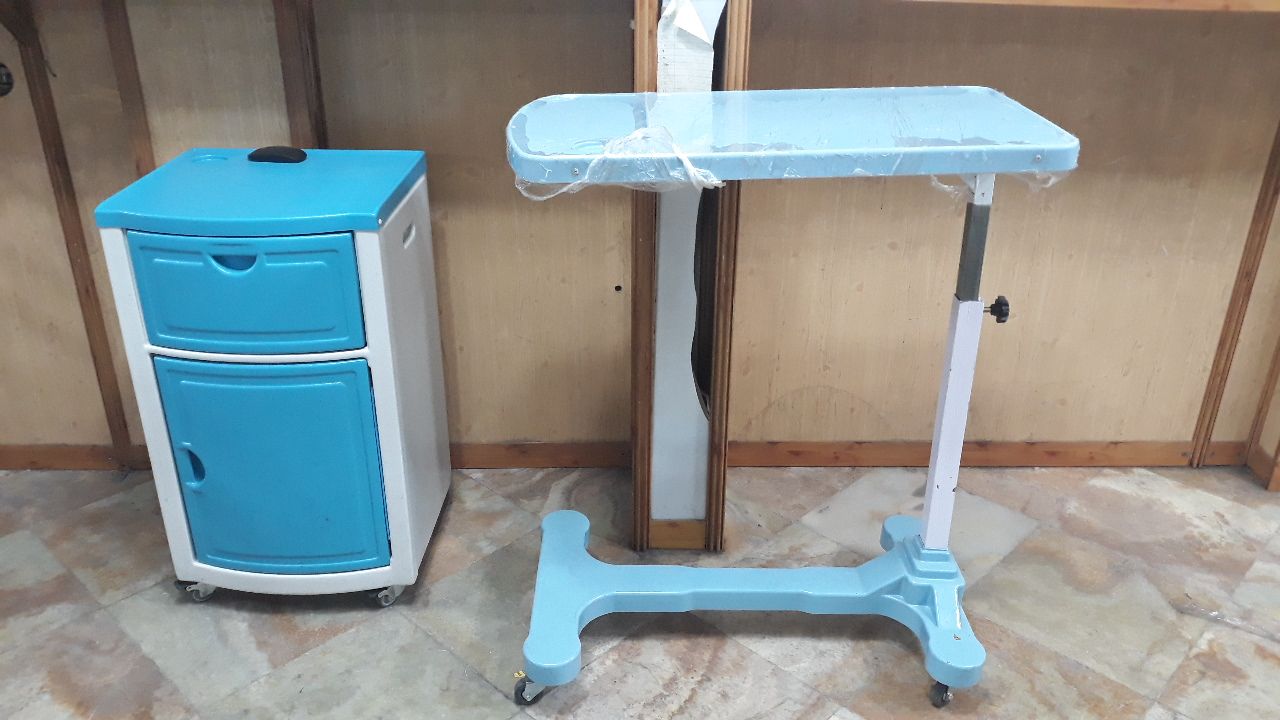 میز کنار تخت بیمارستانی + فروش عمده 5