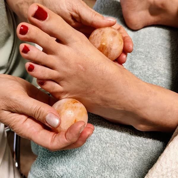 گوی نمکی ماساژ پاها خرید فروش عمده مناسب 2