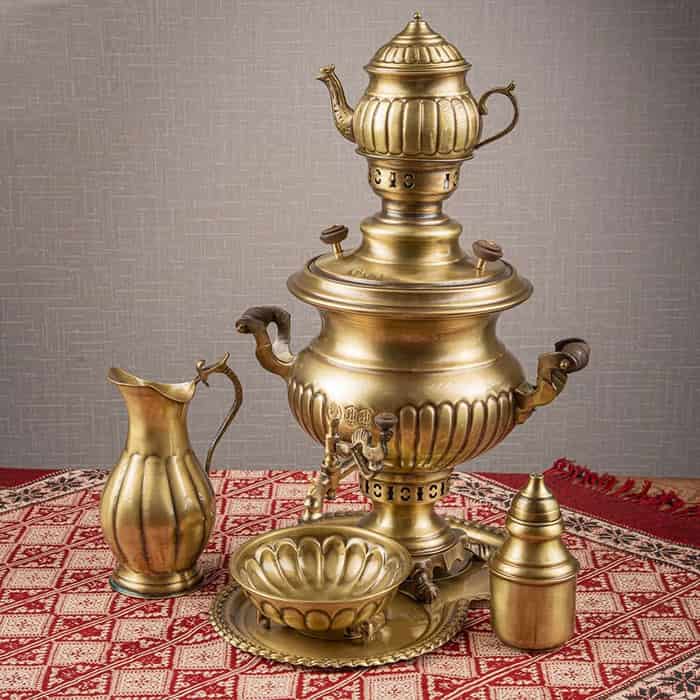 فروش سماور ذغالی ایرانی + قیمت خرید به صرفه 5