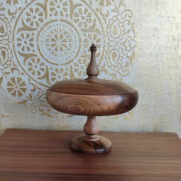 آجیل خوری چوبی دسته دار درجه یک و شیک 3