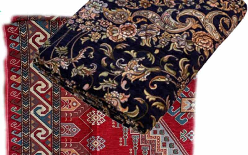 رو فرشی سنتی قرمز با نقش اصیل + گرم و صمیمی 2