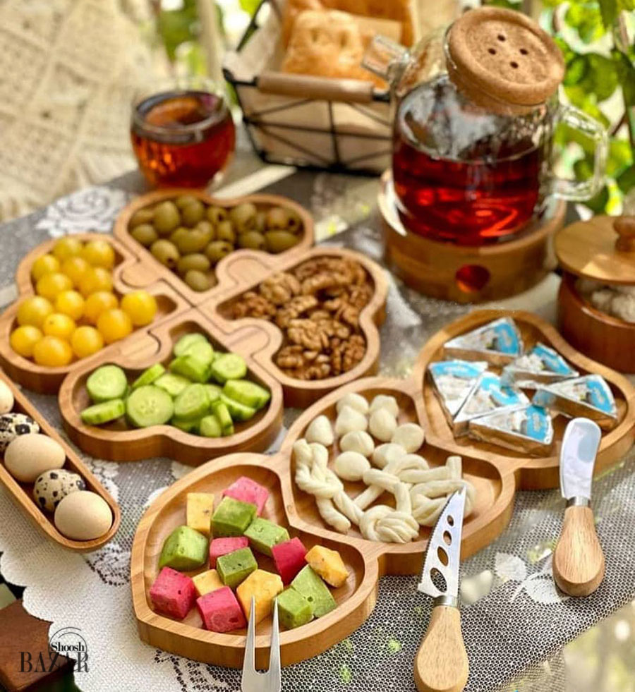 آجیل خوری چوبی بامبو طراحی ارگانیک و پایدار 3