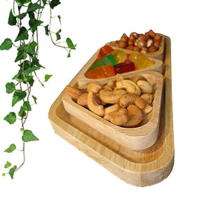 آجیل خوری چوبی بامبو طراحی ارگانیک و پایدار 5