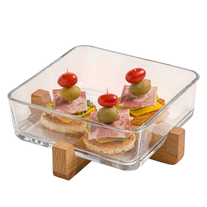 آجیل خوری چوبی لیمون مناسب پذیرایی شیک و طبیعی 4