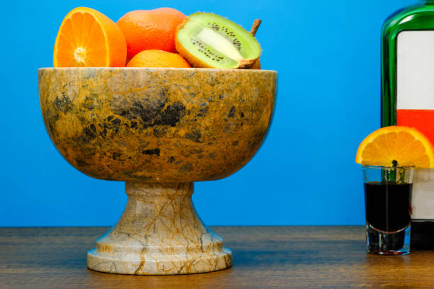 میوه خوری سنگ مصنوعی مینیمال شیک رومیزی