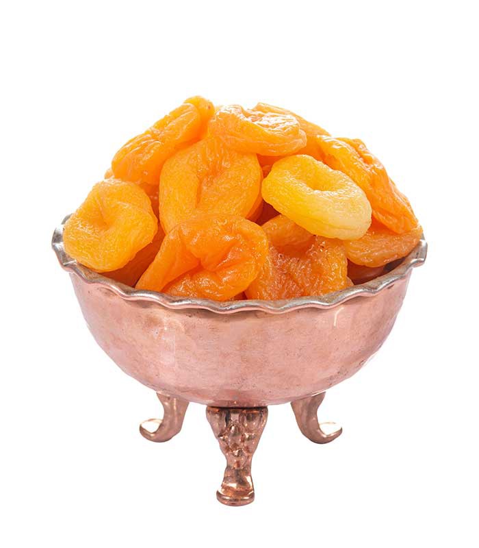 میوه خشک قیسی تهیه شده از زردآلو های مرغوب