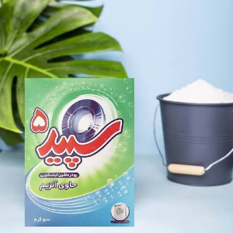 پودر لباسشویی سپید درخششی ماندگار برای لباس های همیشه تمیز