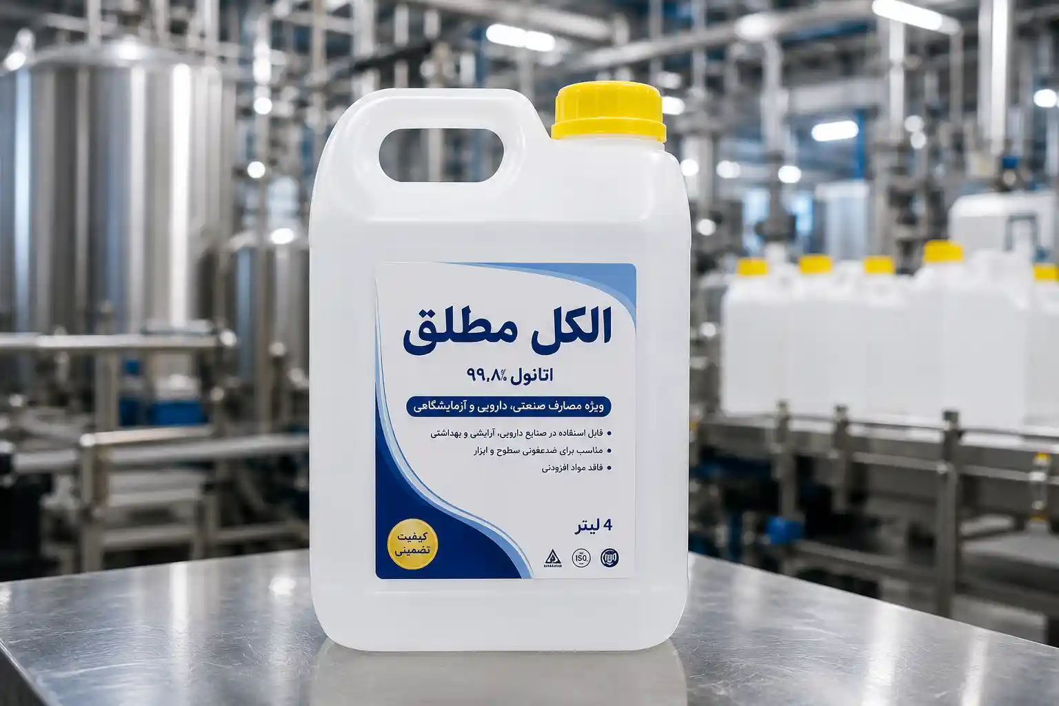الکل طبی مطلق ۹۹/۵ درصد کاربرد بی نظیر و خلوص بی رقیب در انواع صنایع