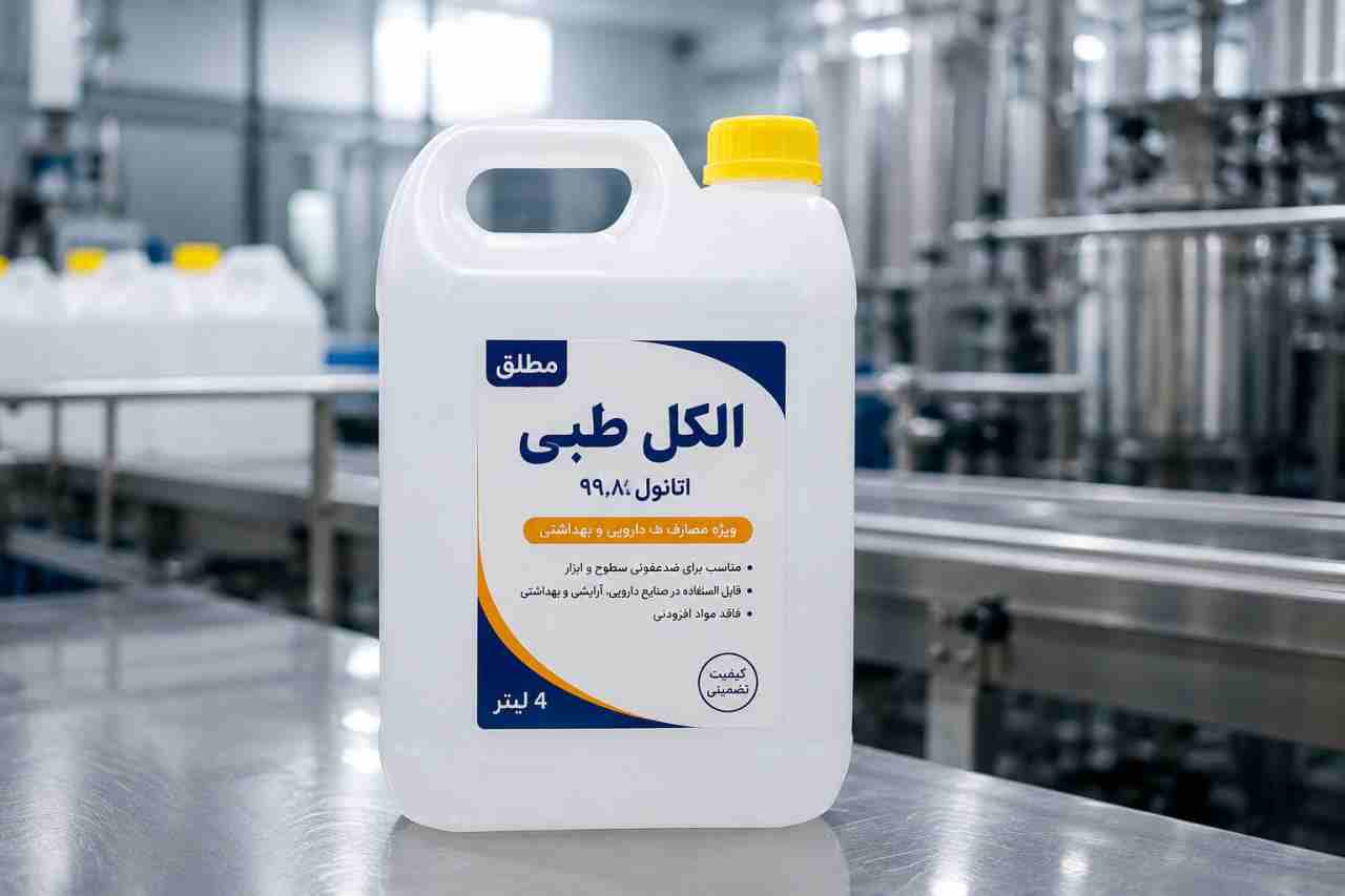 الکل طبی مطلق اتانول با خلوص بالا برای مصارف تخصصی