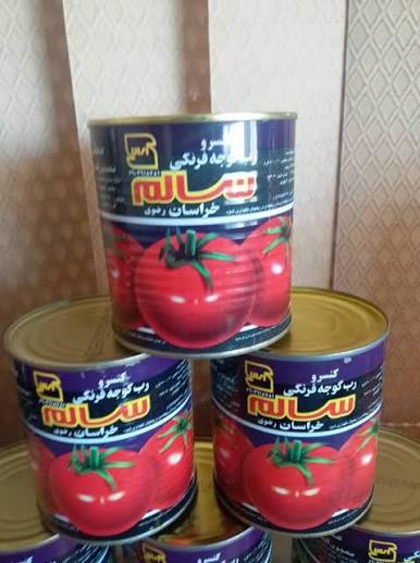کنسرو رب گوجه فرنگی با بریکس استاندارد + فروش عمده و صادراتی