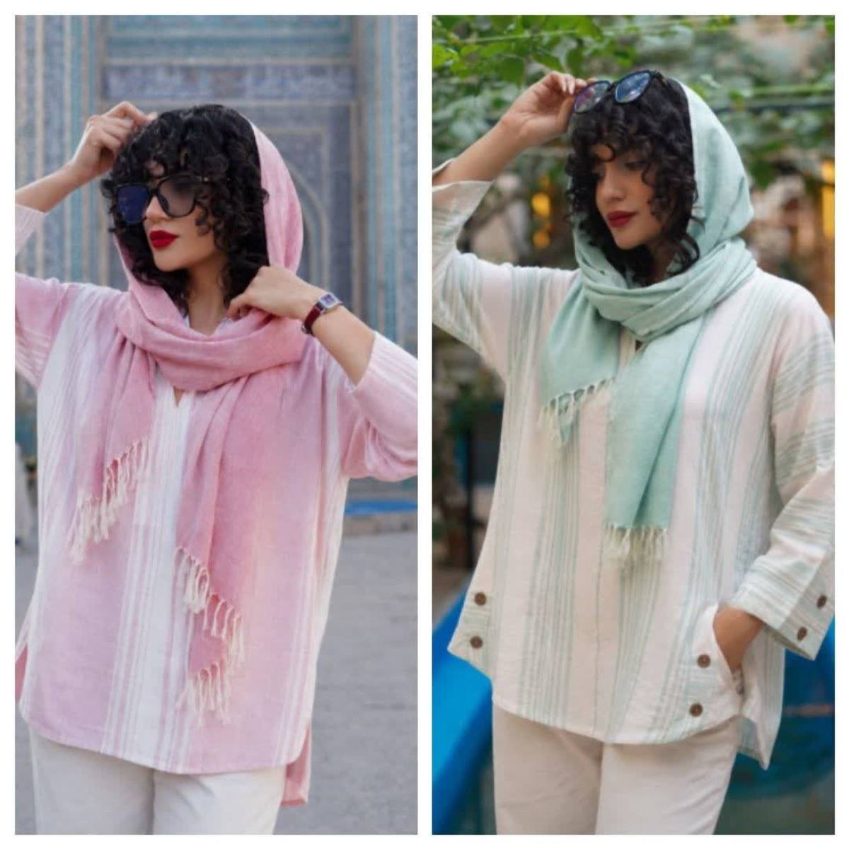 ست لباس و شلوار نخی از تولید کننده 2
