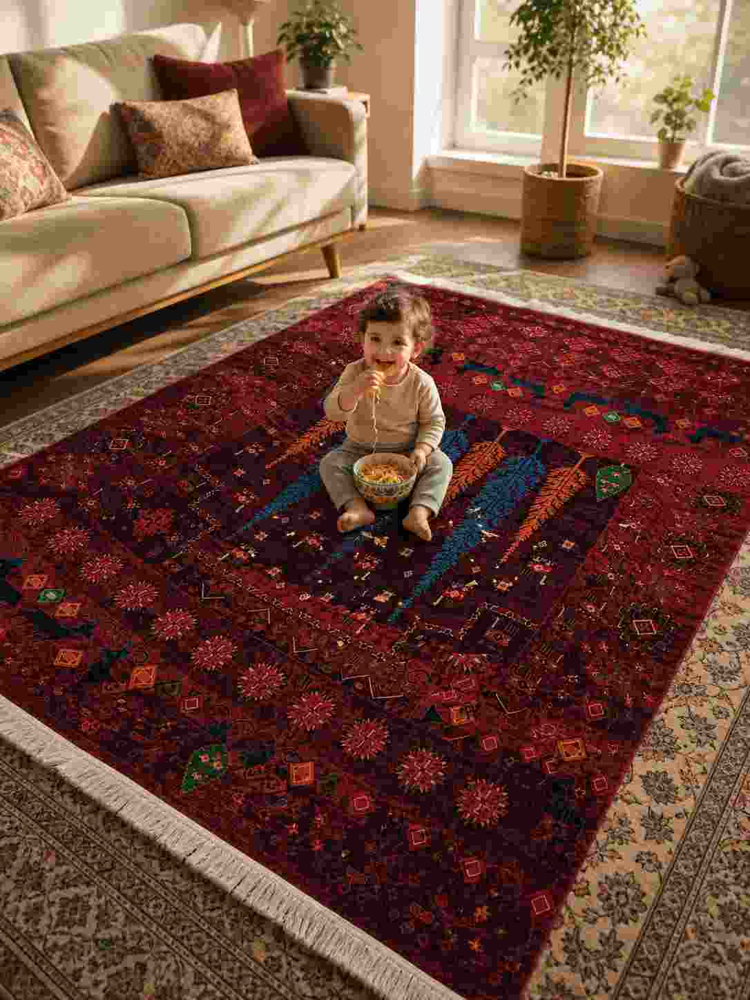 زیر سفره ای مخمل قشقایی