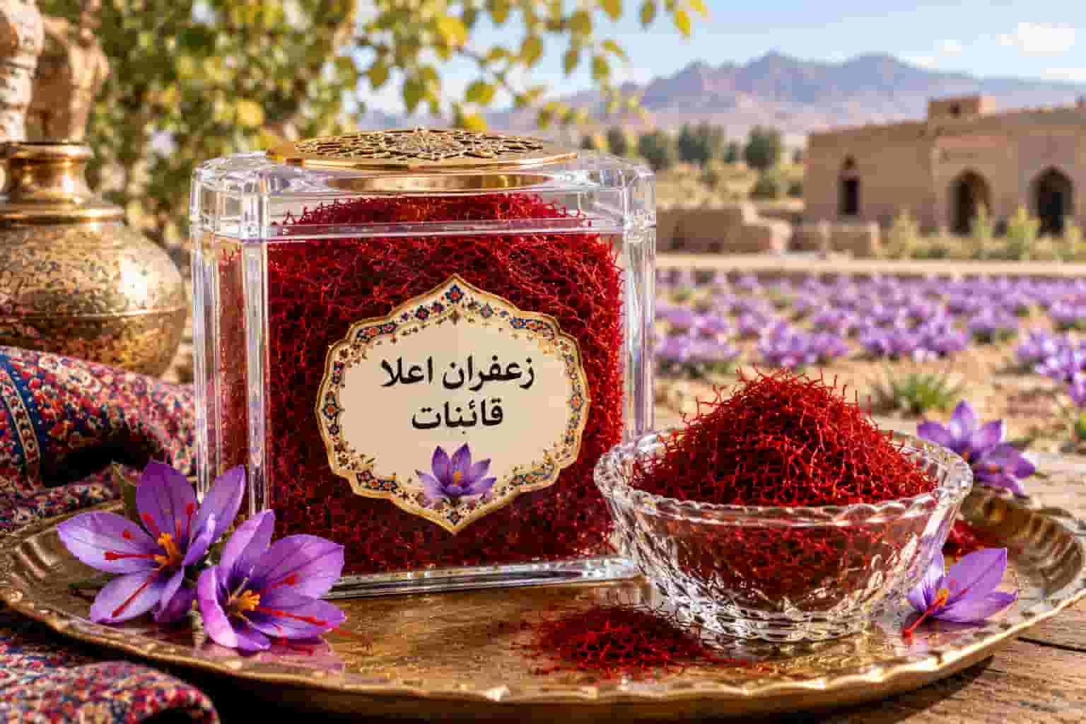 زعفران اعلا قائنات خالص با کاربرد گسترده در آشپزی