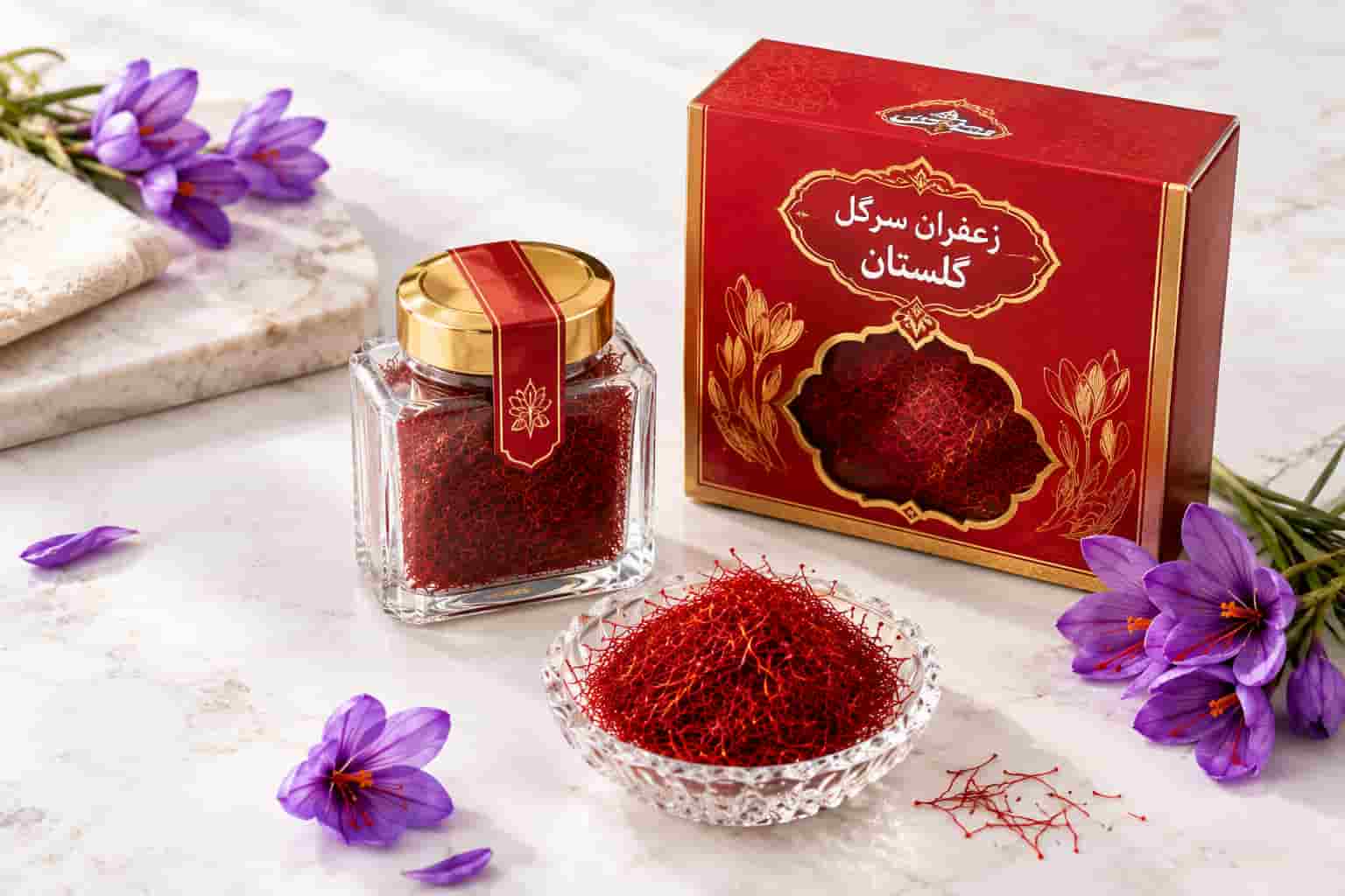 زعفران سرگل گلستان خوش عطر برای نوشیدنی های مختلف