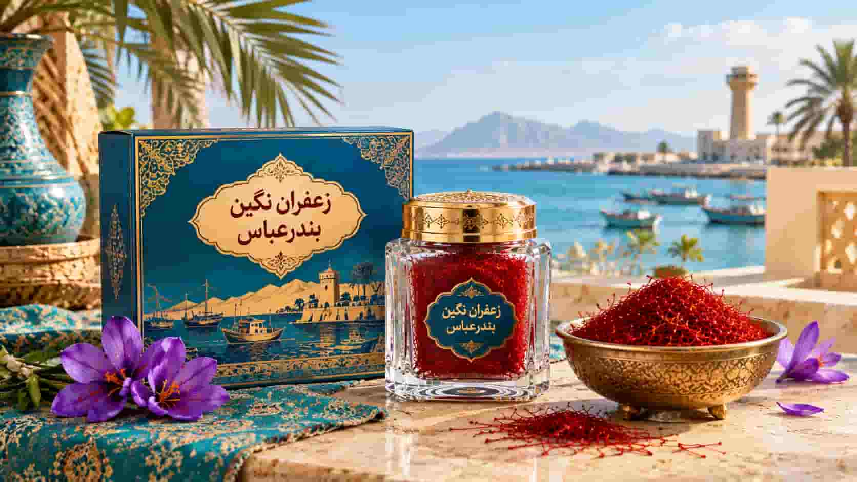 زعفران نگین بندرعباس با رایحه طبیعی و رنگ مطلوب