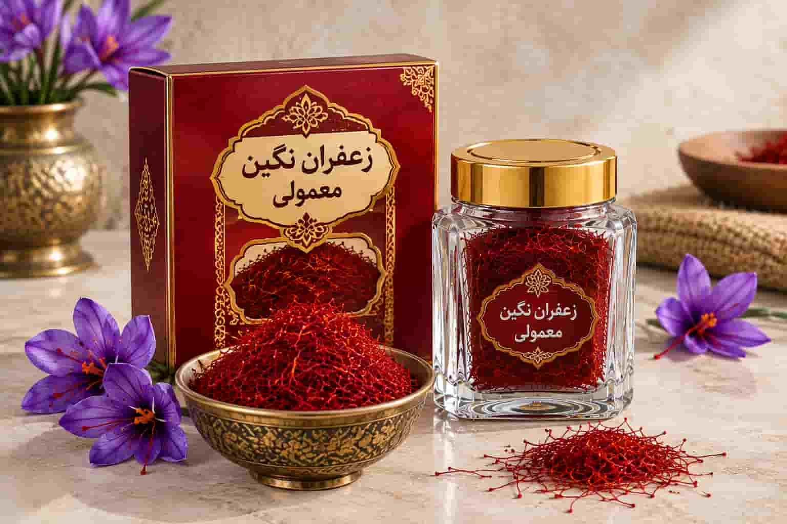 زعفران نگین معمولی کاربردی برای مصرف کنندگان مختلف