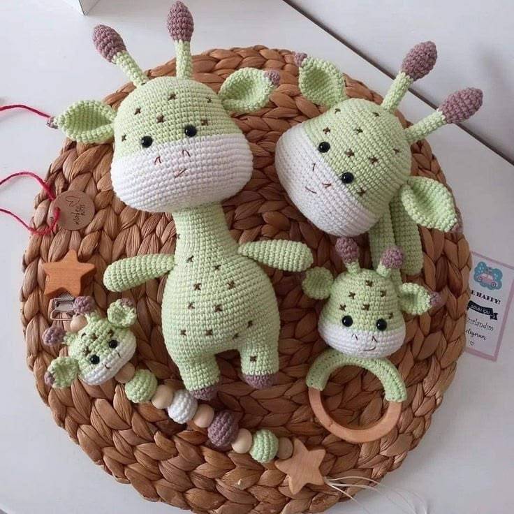 ست سرویس بافتنی عروسکی کد 29