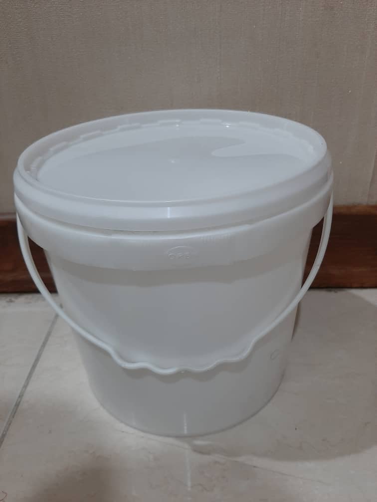 خرید سطل گرد پلاستیکی ۱۴ لیتری لبه دار با تخفیف