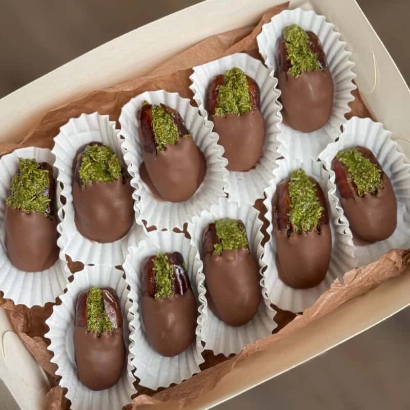 خرما شکلاتی خارجی در بسته های کوچک و اقتصادی