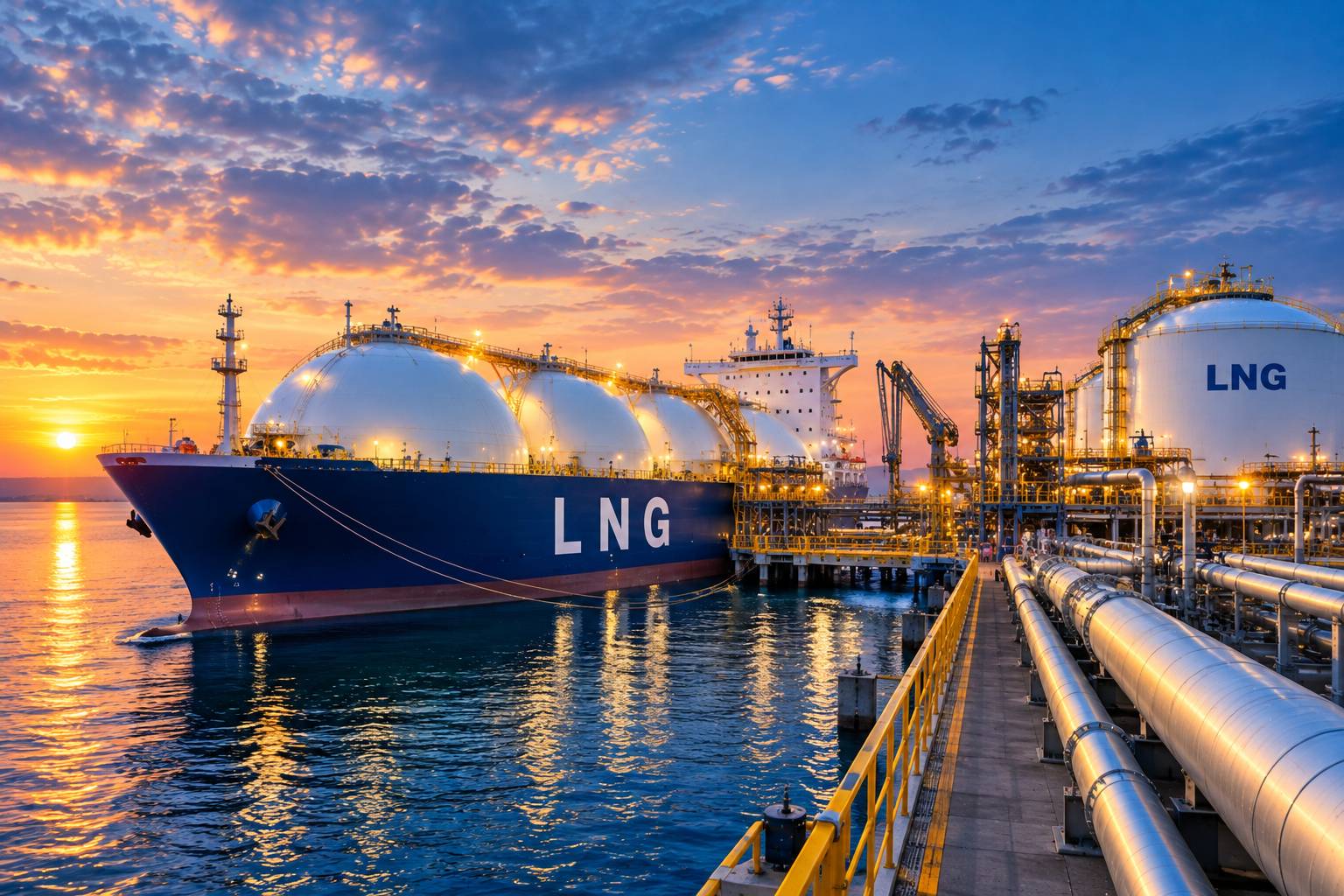 قیمت جهانی گاز LNG 4