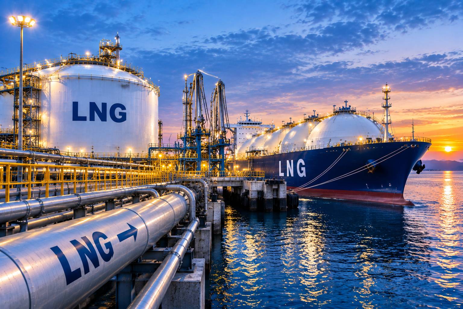 قیمت جهانی گاز LNG 3
