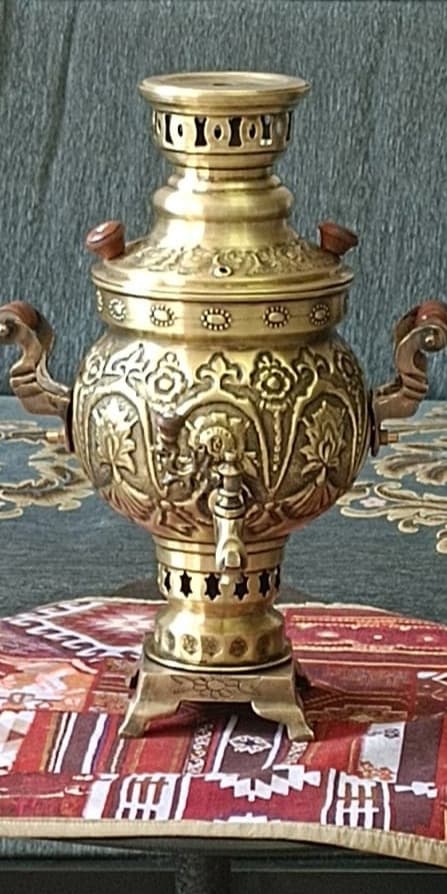 سماور ذغالی ۲ لیتری روسی کارخانه اتیلا