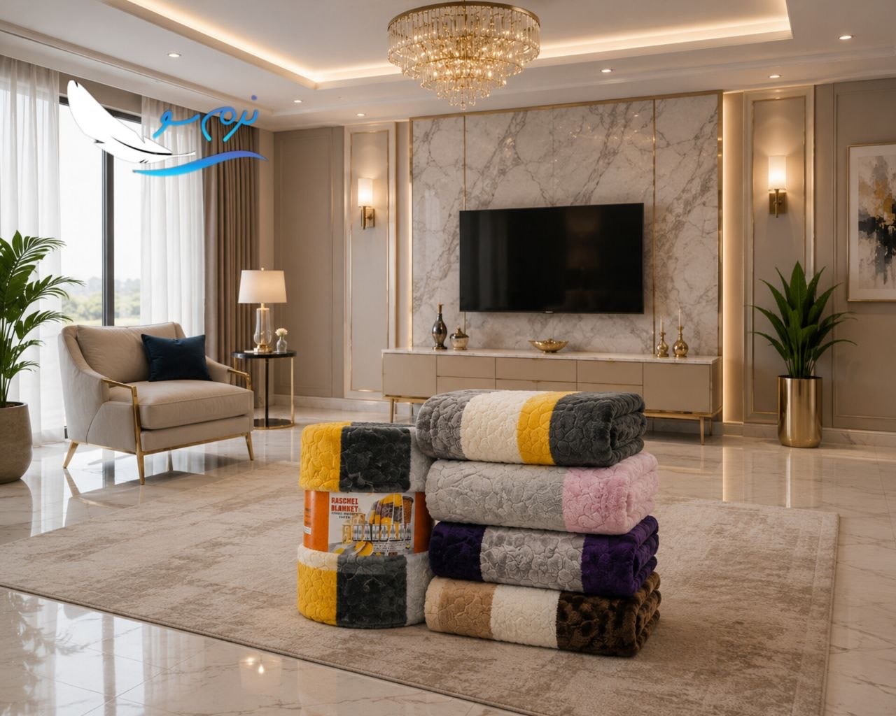 خریدعمده از تولیدکننده پتو و خرید عمده مستقیم از کارخانه پتو مسافرتی ماندانا دو نفره