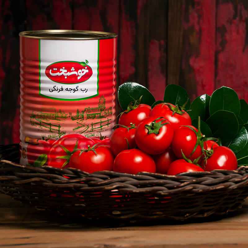 خرید مستقیم رب گوجه فرنگی شیشه ۱۶۰۰ گرمی + تحویل سریع