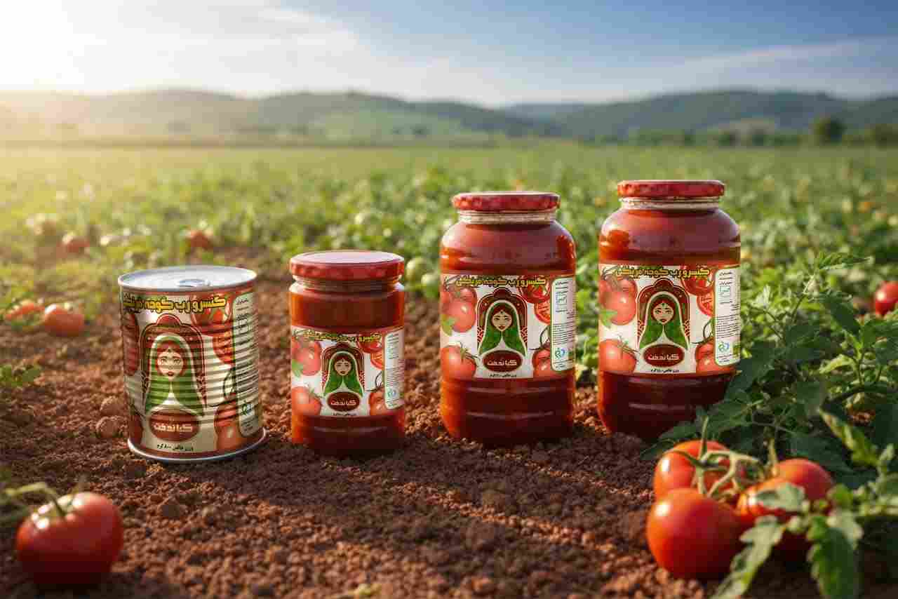 قیمت کارخانه رب گوجه فرنگی شیشه ۱۶۰۰ گرمی + فروش عمده 2