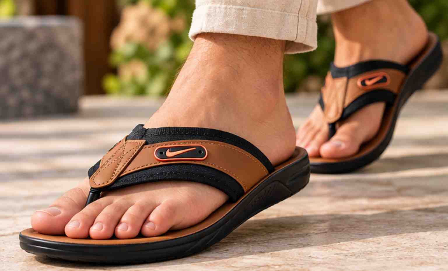 صندل انگشتی مردانه جدید؛ انتخاب اقتصادی و پرفروش برای خرید عمده و پخش کفش 2