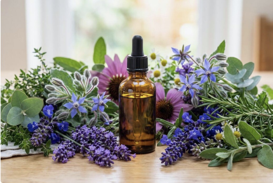 بطری قطره چکان شیشه ای قهوه‌ای دارویی روغن آرادمِد