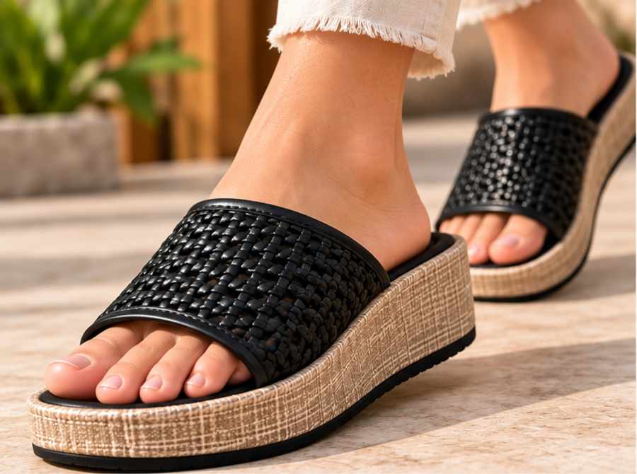 صندل زنانه لژدار توری لوکس با طراحی خاص؛ انتخاب جذاب برای خرید عمده و پخش