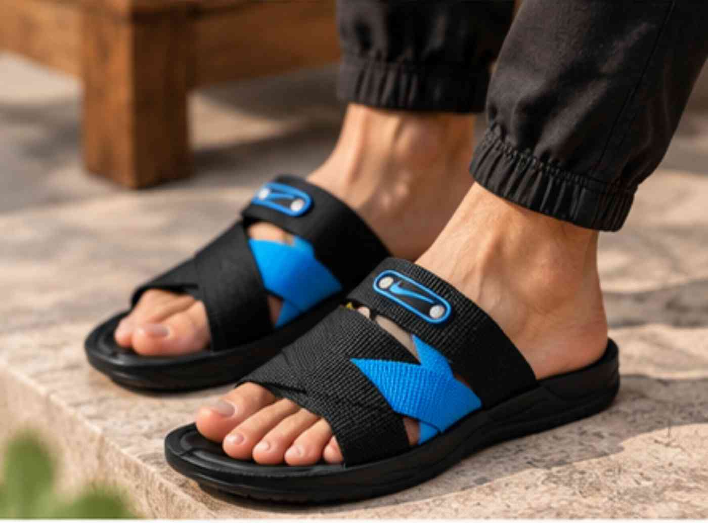 صندل مردانه بندی جوان‌پسند؛ مدل خاص و پرفروش ویژه خرید عمده و پخش کفش 4