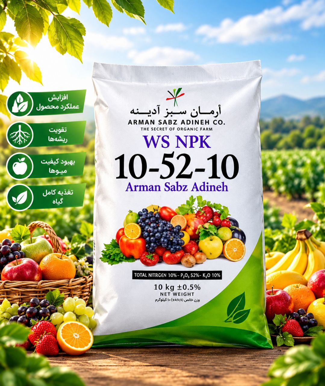 کود فسفر بالای 105210 ارمان با قیمت ویژہ