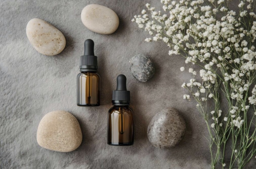 بطری قطره چکان شیشه ای قهوه‌ای دارویی روغن آرادمِد