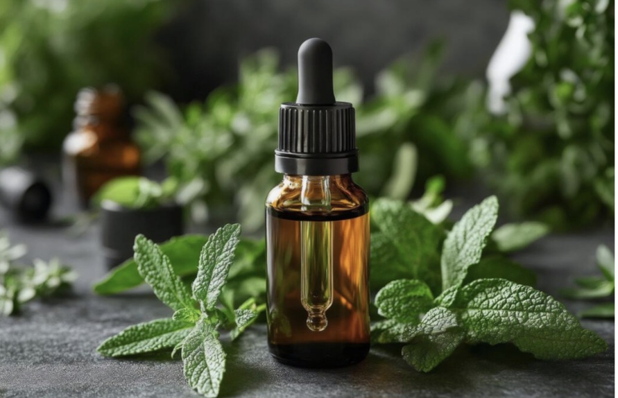 بطری قطره چکان شیشه ای قهوه‌ای دارویی روغن آرادمِد