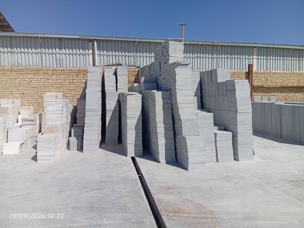 قیمت‌‌ مناسب‌ سنگ‌ کف‌ فرش‌ گرانیت/ سنگ‌ گرانیت‌ گل‌ پنبه‌ای‌، مروارید مشهد 4
