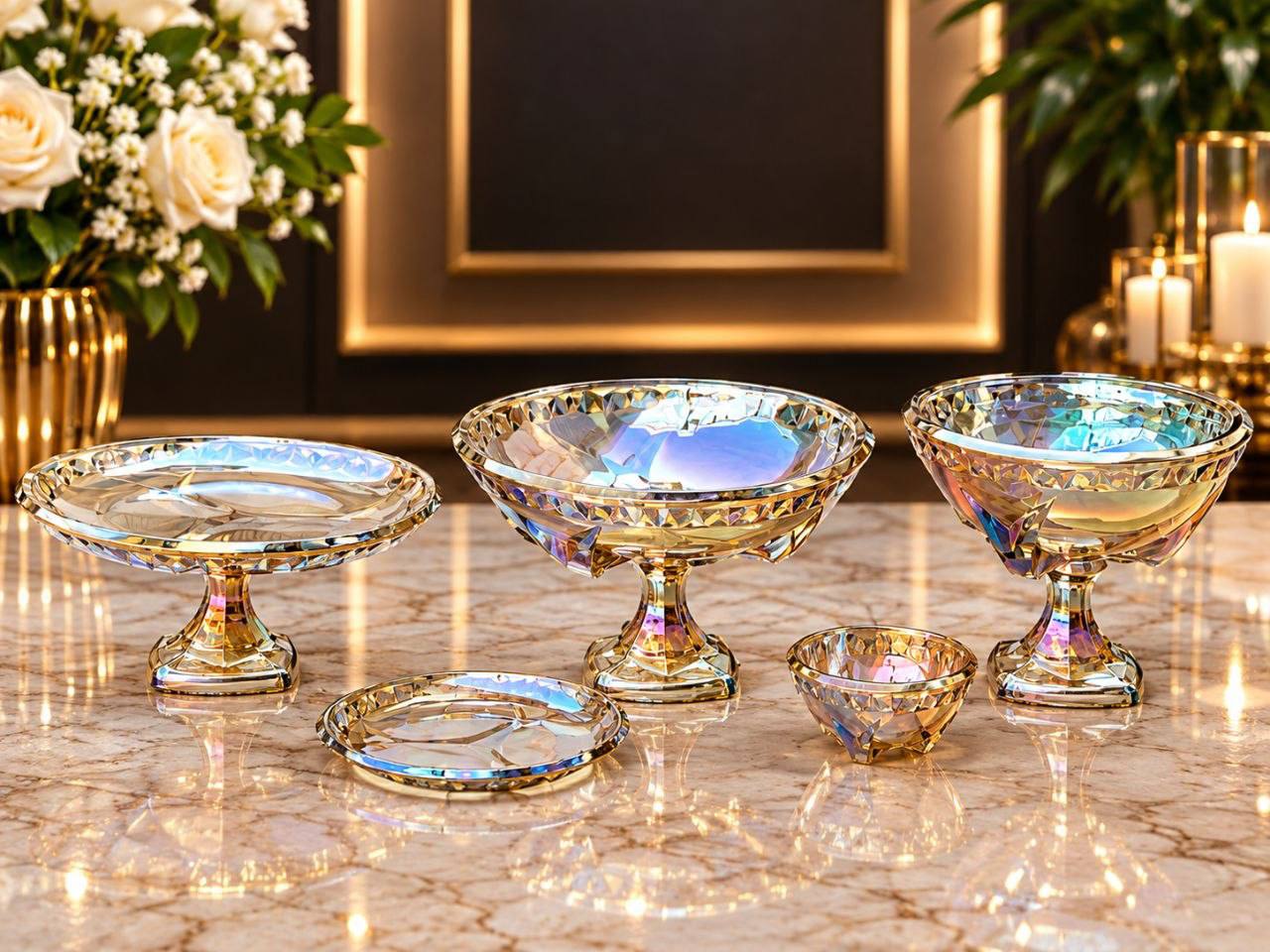 فروش سرویس ۲۵ و ۱۵ پارجه زیبای کاتانا ارغوانی خلأ pvd  با رنگ ثابت و دارای ضمانت 2