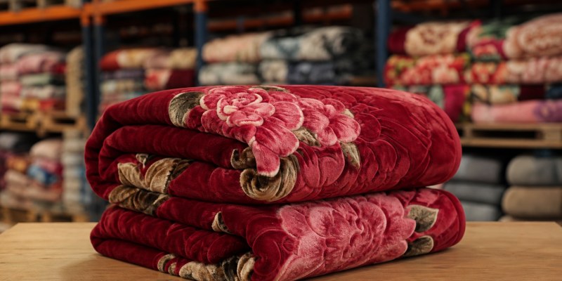 قیمت پتو گلبافت گل برجسته دونفره دیجی کالا 3