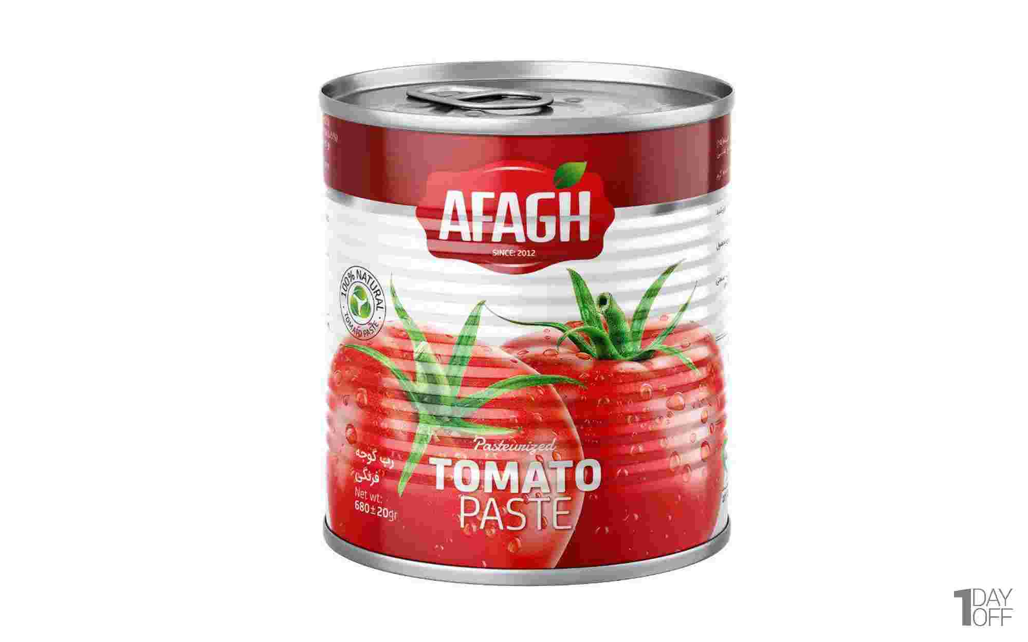 خرید کنسرو رب گوجه فرنگی ۴۰۰ گرمی + تامین مستقیم