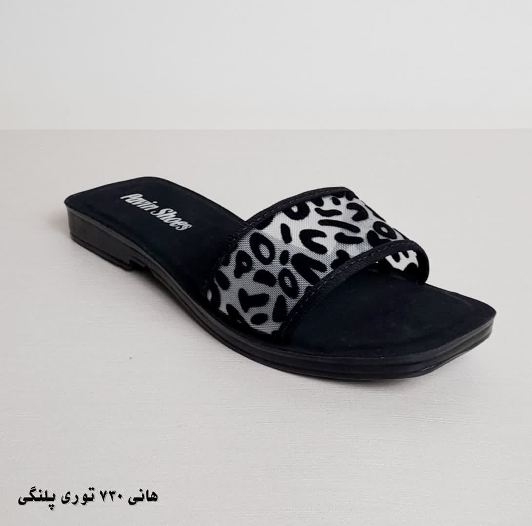 خرید دمپایی زنانه عمده با قیمت مناسب | مدل هانی ۷۳۰ پلنگی 5