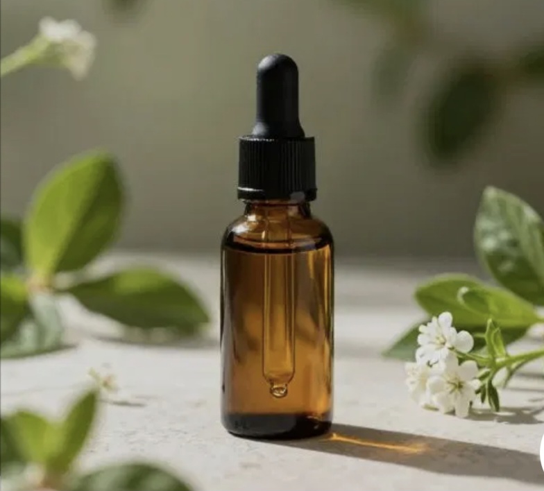 بطری قطره چکان دارویی شیشه ای قهوه‌ای روغن آرادمِد 3