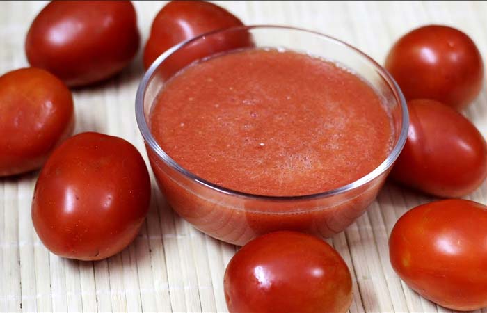 پوره گوجه فرنگی با کیفیت مناسب آشپزی و تهیه غذا