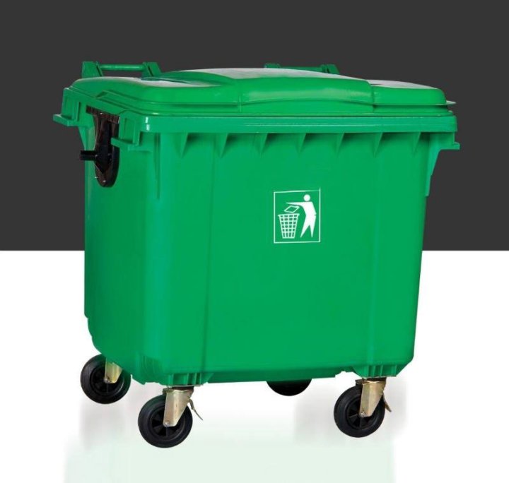 قیمت عمده سطل زباله پلاستیکی 660 لیتری جهت صادرات 3