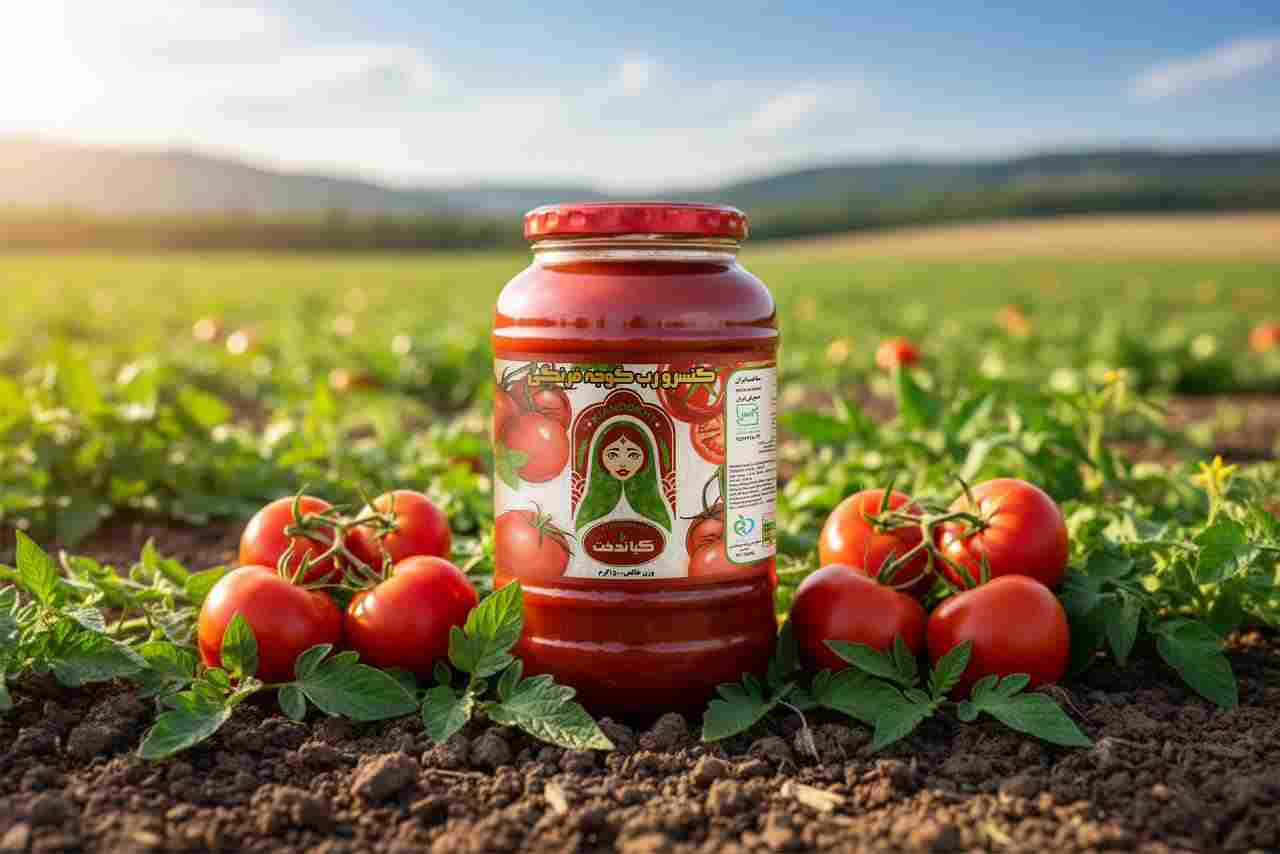 فروش کنسرو رب گوجه فرنگی شیشه ۱۶۰۰گرمی + خرید عمده با بهترین قیمت 3