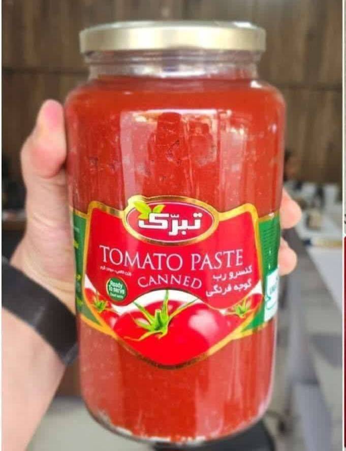 فروش کنسرو رب گوجه فرنگی شیشه ۱۶۰۰گرمی + خرید مستقیم از کارخانه 4