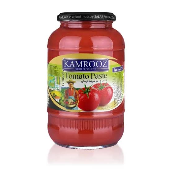 خرید مستقیم کنسرو رب گوجه فرنگی شیشه ۱۶۰۰گرمی + تحویل سریع